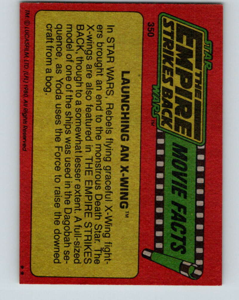 1980 Topps The Empire Strikes Back #350 Launching an X-Wing V44056