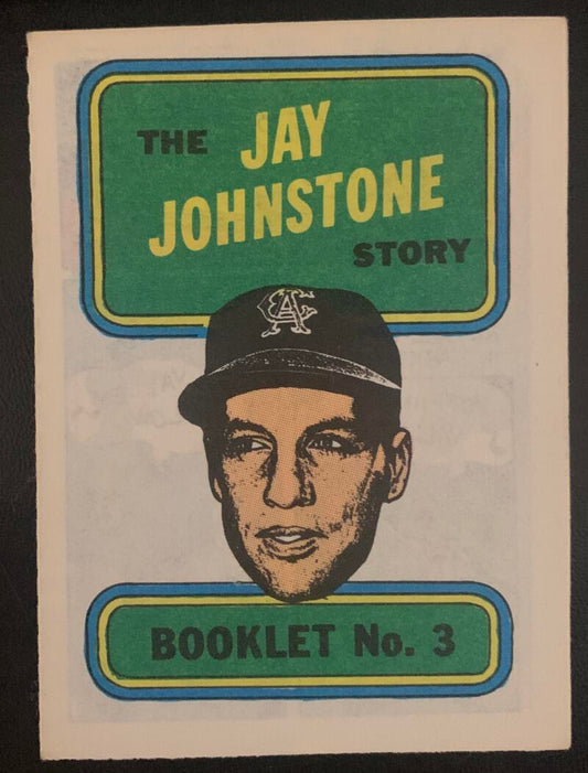1970 Topps/OPC MLB Baseball Booklets #3 The JAY JOHNSTONE Story V44074