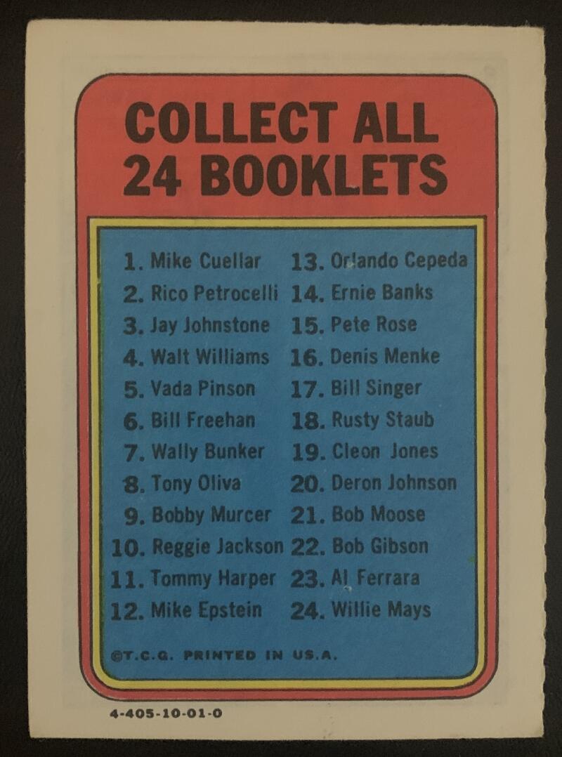1970 Topps/OPC MLB Baseball Booklets #6 The BILL FREEHAN Story V44082