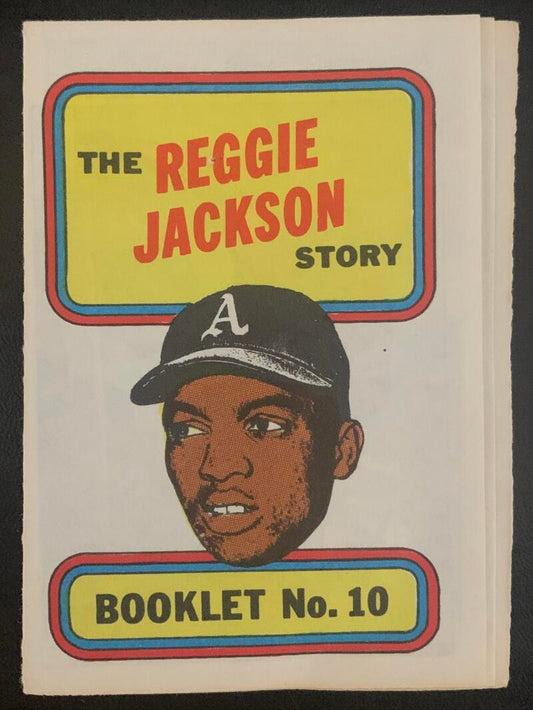 1970 Topps/OPC MLB Baseball Booklets #10 The REGGIE JACKSON Story V44089