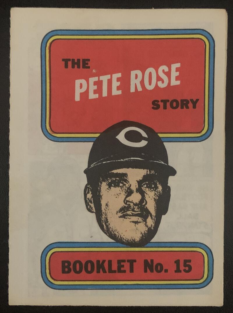 1970 Topps/OPC MLB Baseball Booklets #15 The PETE ROSE Story V44094