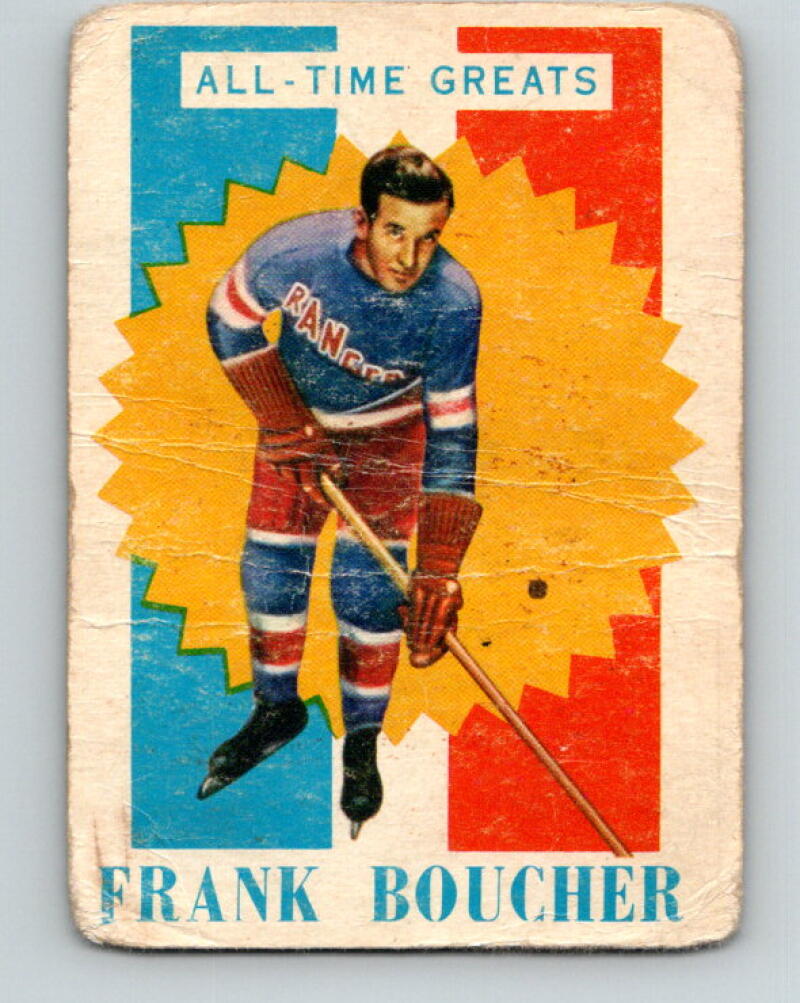 1960-61 Topps #29 Frank Boucher New York Rangers V44102