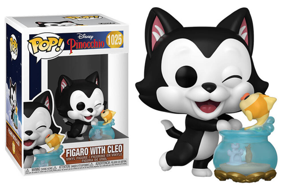 Funko Pop - 1025 Disney Pinocchio - Figaro With Cleo Vinyl Figure Image 1