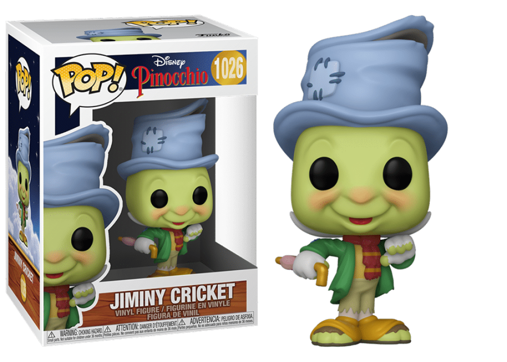 Funko Pop - 1026 Disney Pinocchio - Jiminy Cricket Vinyl Figure Image 1