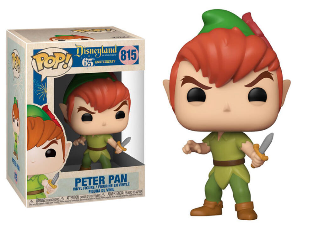 Funko Pop - 815 Disneyland 65th Anniversary - Peter Pan Vinyl Figure Image 1