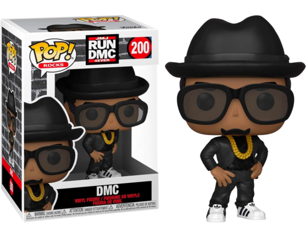 Funko Pop - 200 Rocks RUN DMC 4EVER- DMC With Glasses Vinyl Figure Image 1
