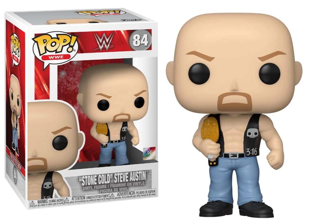 Funko Pop - 84 WWE - Stone Cold Steve Austin Vinyl Figure