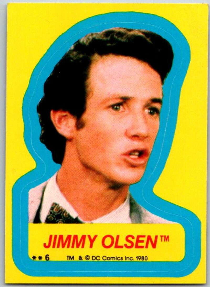 1980 Topps Superman II Stickers #6 Jimmy Olsen V44181
