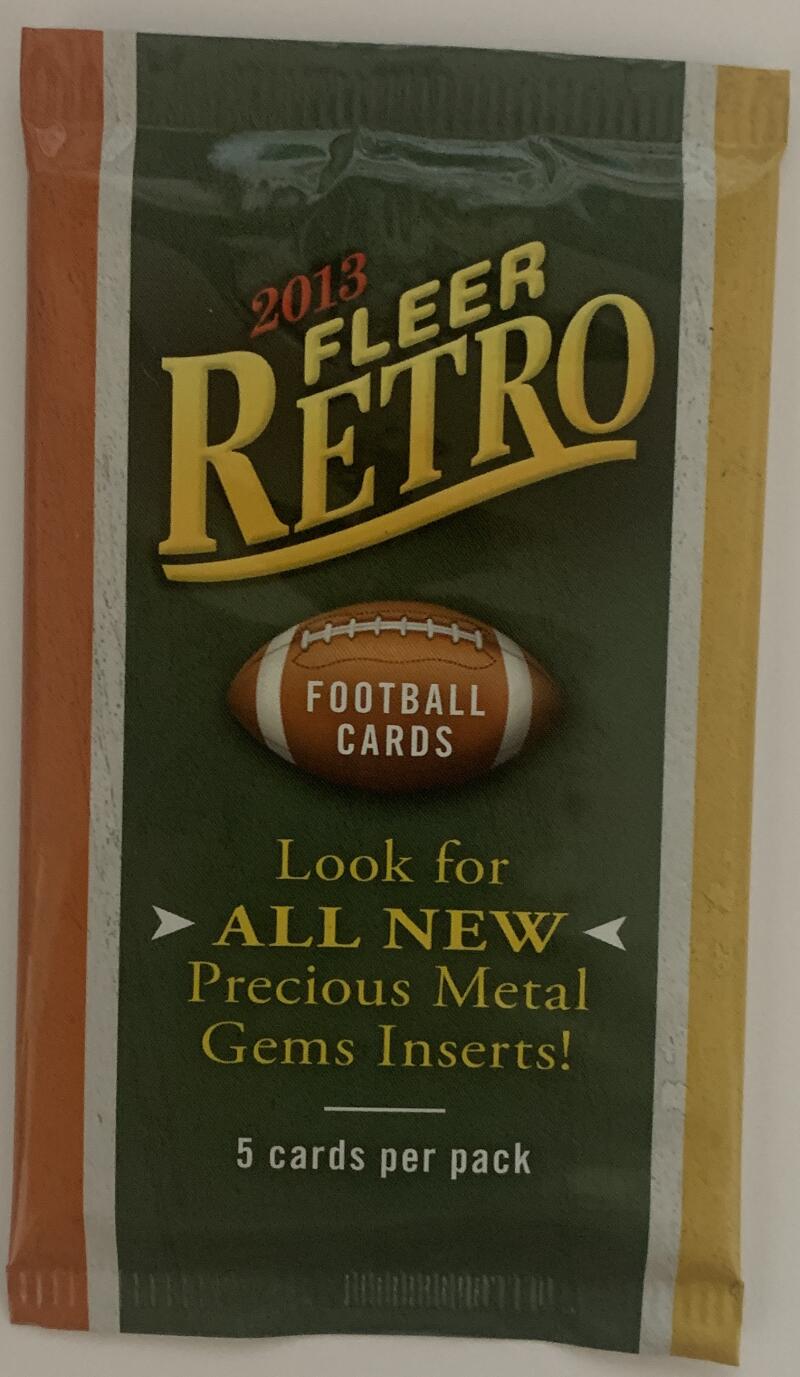 2013 Panini Fleer Retro Hobby Football Pack - Look for Autos & Jerseys