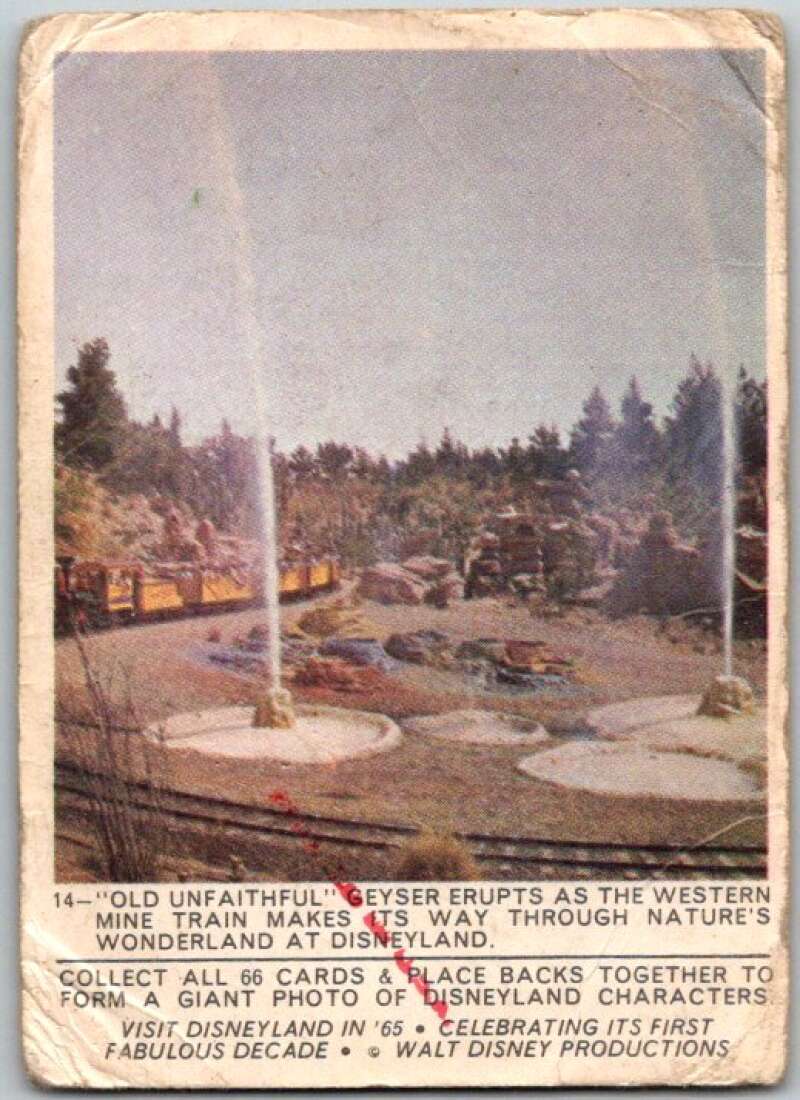 1965 Disneyland #14 Old Unfaithful V44212