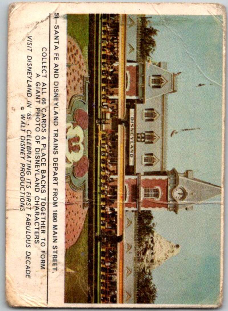 1965 Disneyland #51 Santa Fe and Ddisneyland Trains V44218