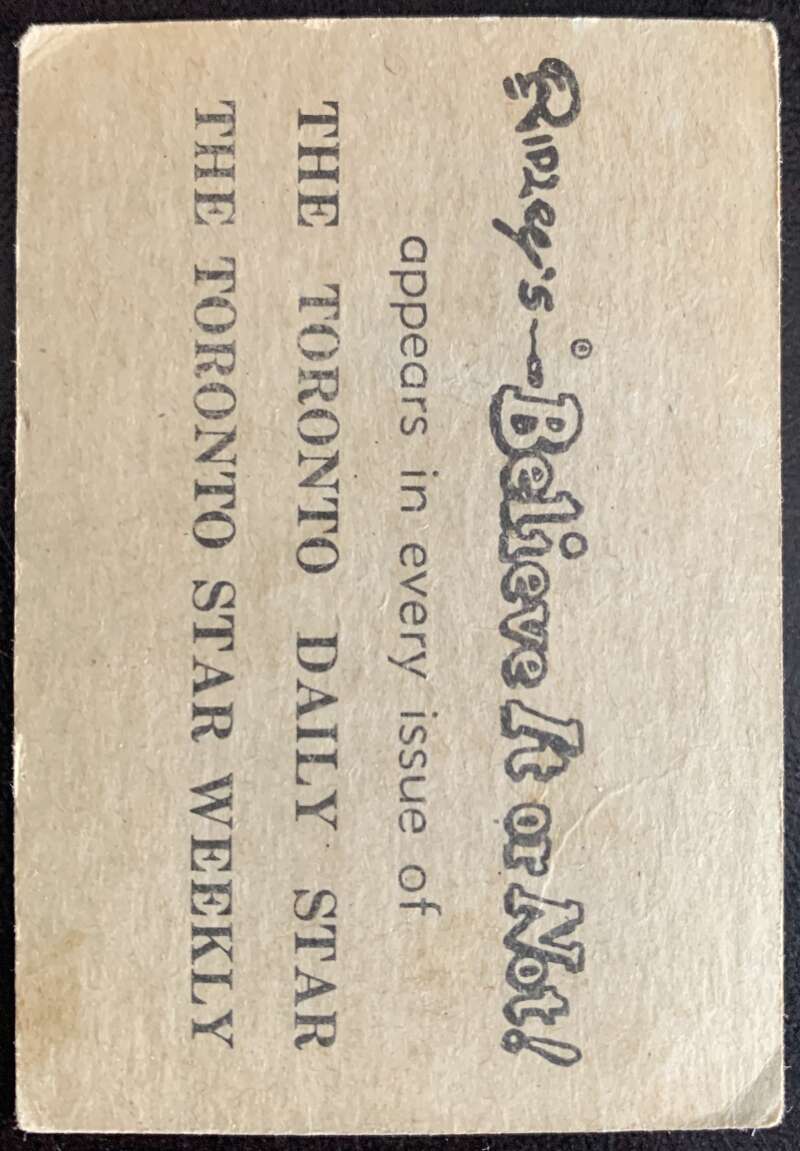 1953 Ripley's Believe It or Not #45 Leon Chavarria V44224