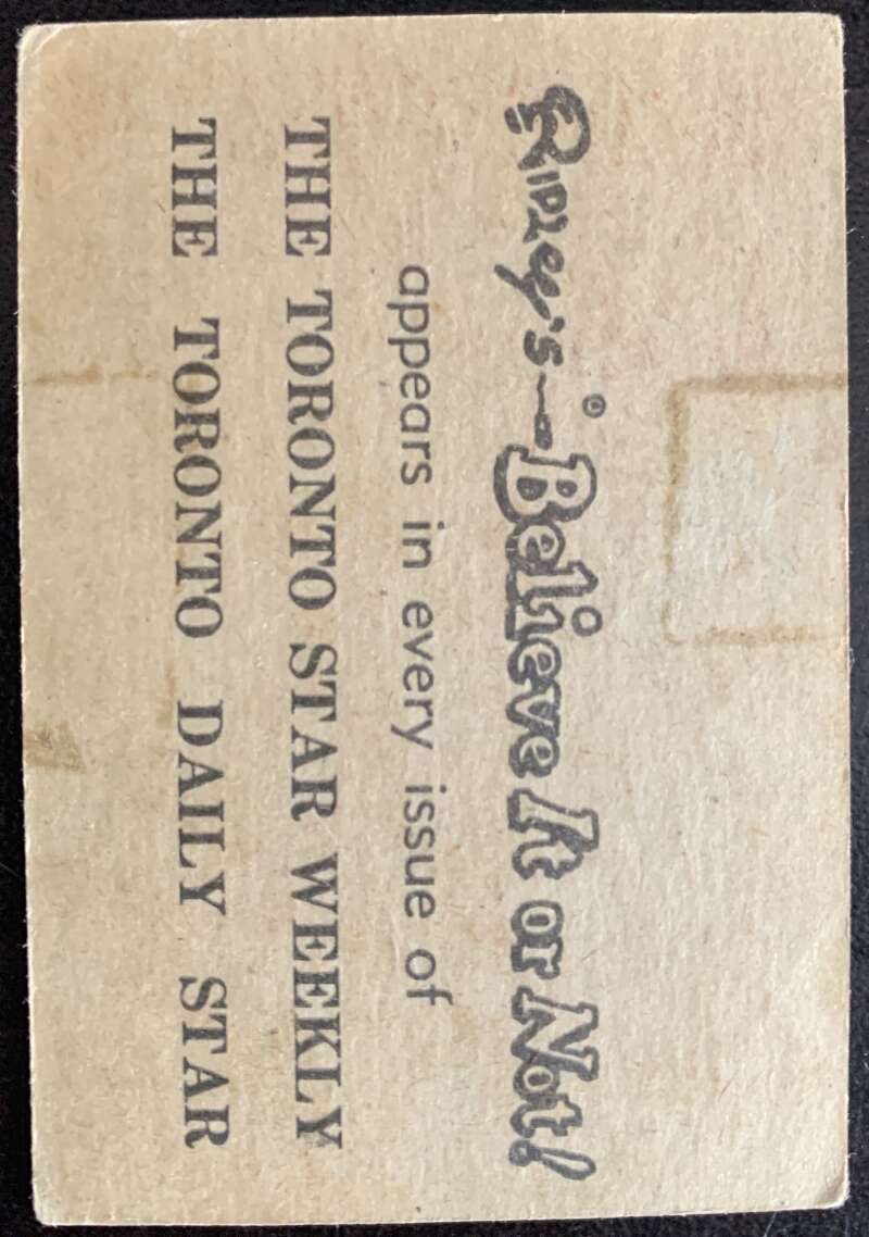 1953 Ripley's Believe It or Not #46 O-Bon V44225