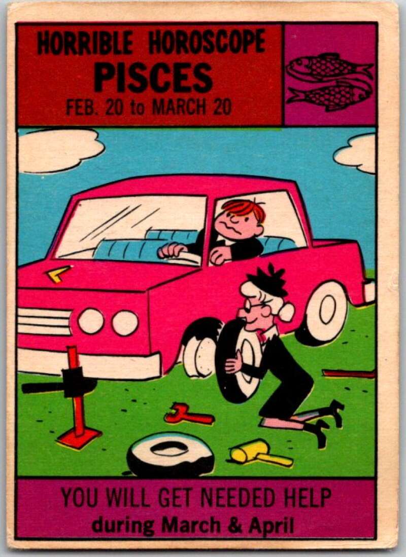 1972 Horrible Horoscopes #44 Pisces You will get Needed Help V44238