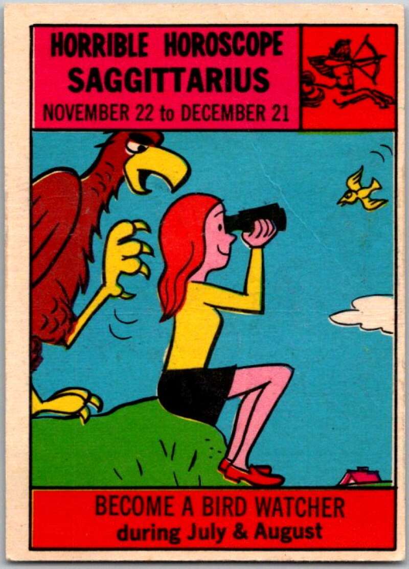 1972 Horrible Horoscopes #52 Saggittarius, Become a Bird Watcher V44241