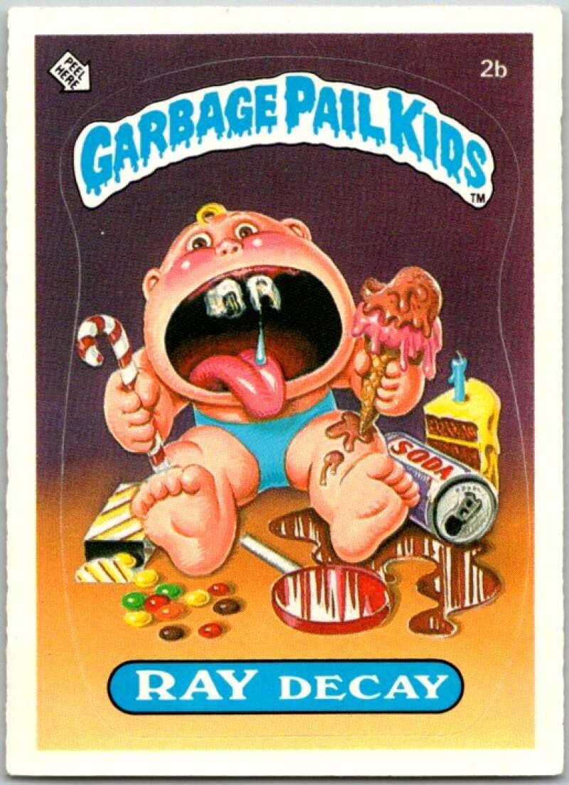 1985 Topps Garbage Pail Kids Series 1 #2b Ray Decay V44270