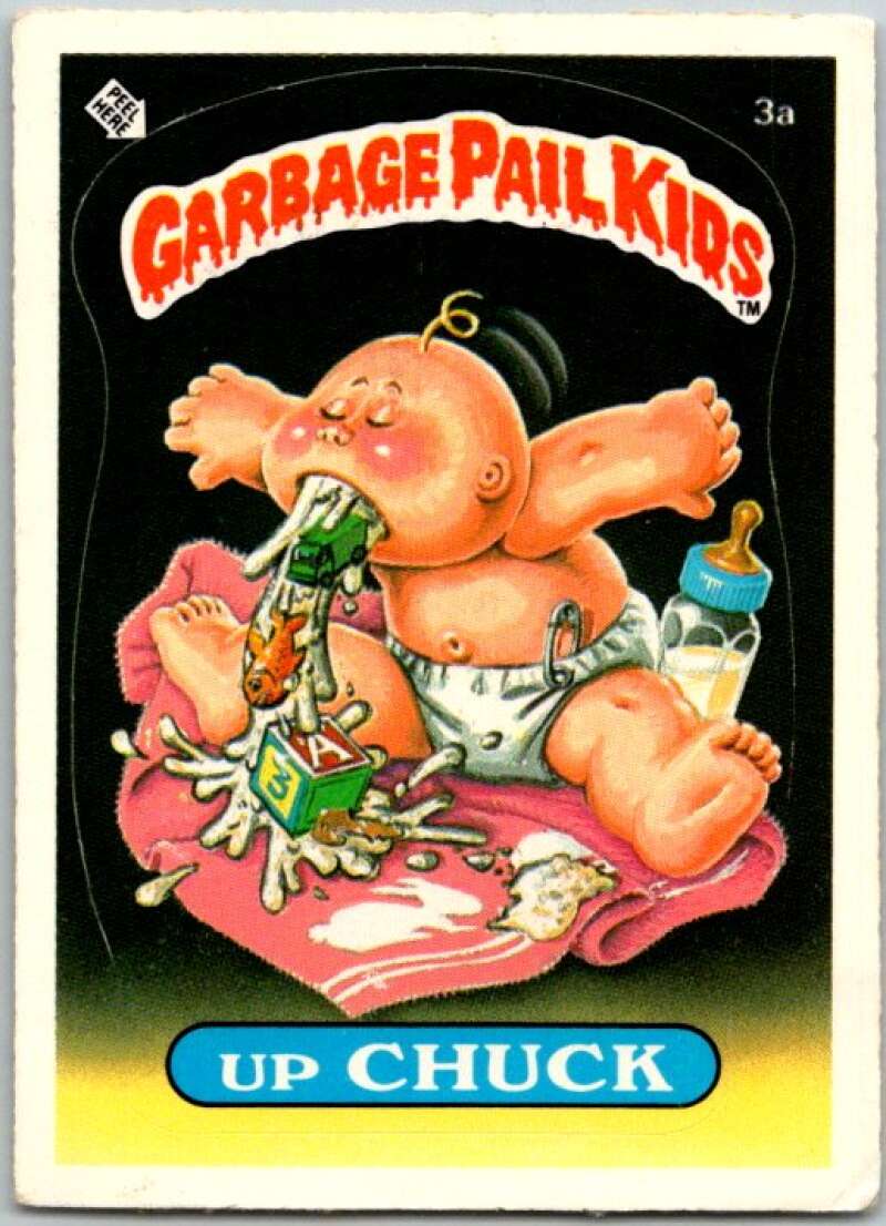 1985 Topps Garbage Pail Kids Series 1 #3a Up Chuck V44275