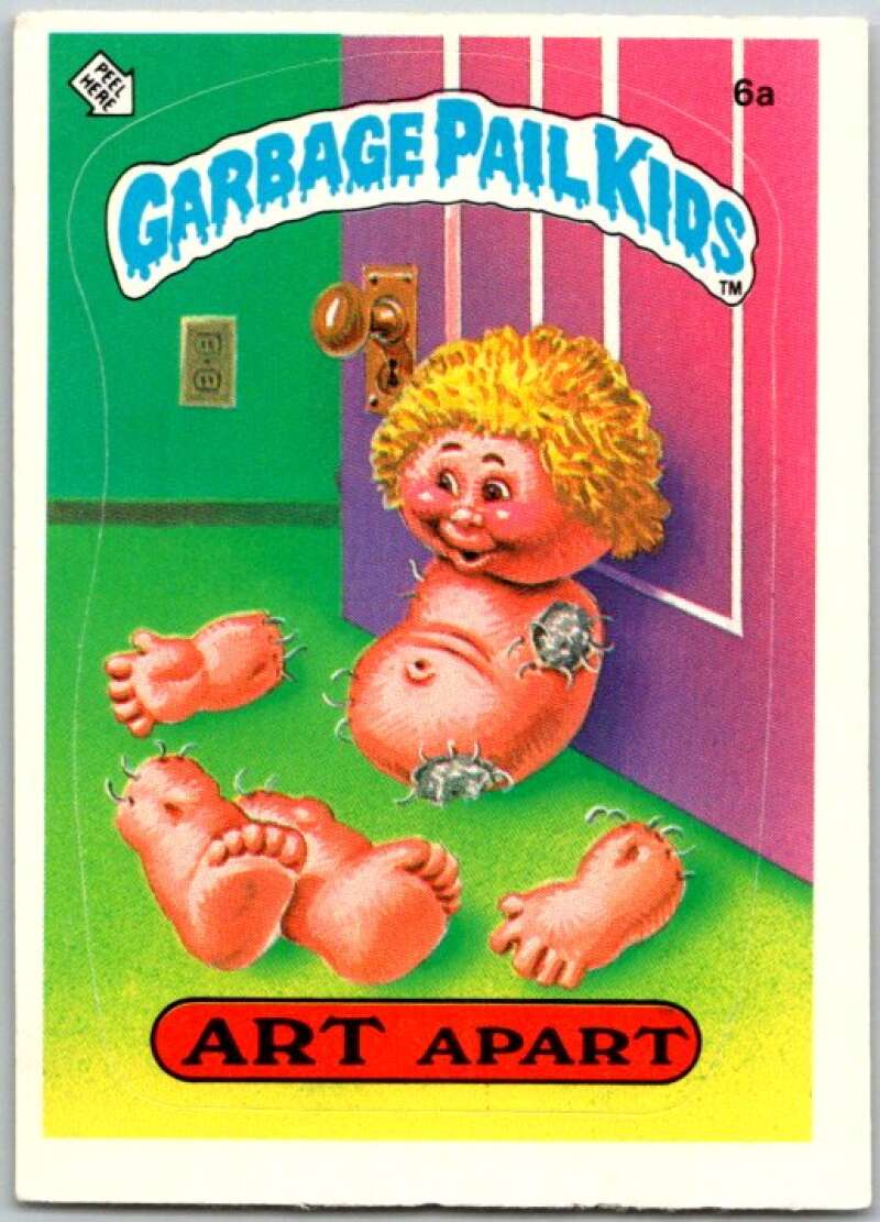 1985 Topps Garbage Pail Kids Series 1 #6a Art Apart V44312