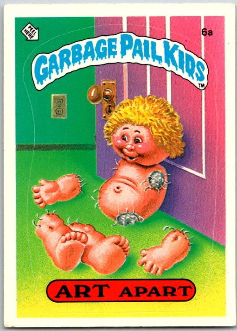 1985 Topps Garbage Pail Kids Series 1 #6a Art Apart V44313