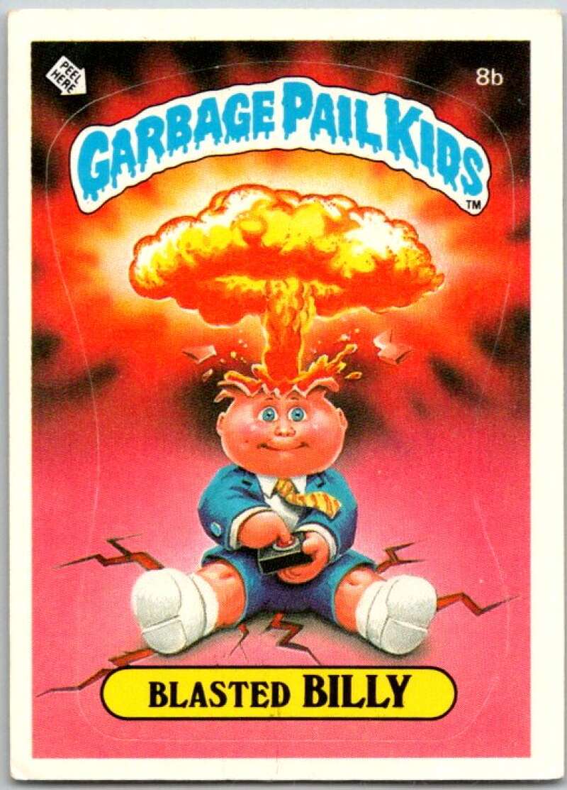 1985 Topps Garbage Pail Kids Series 1 #8b Adam Bomb V44331