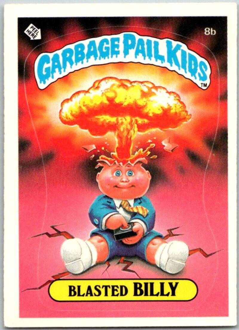 1985 Topps Garbage Pail Kids Series 1 #8b Adam Bomb V44334