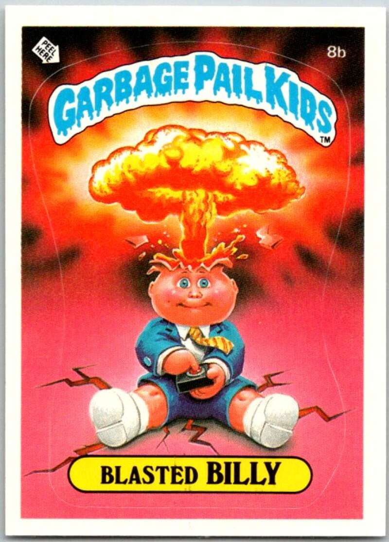 1985 Topps Garbage Pail Kids Series 1 #8b Adam Bomb V44336
