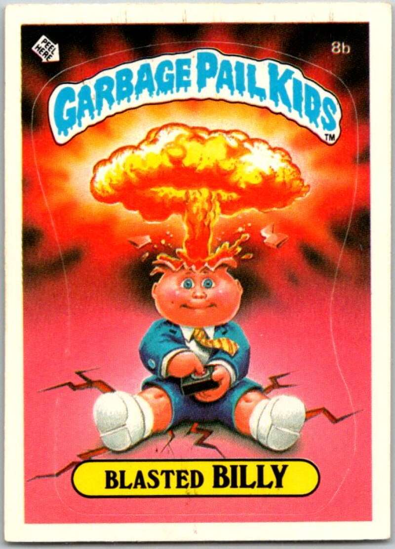 1985 Topps Garbage Pail Kids Series 1 #8b Adam Bomb V44338