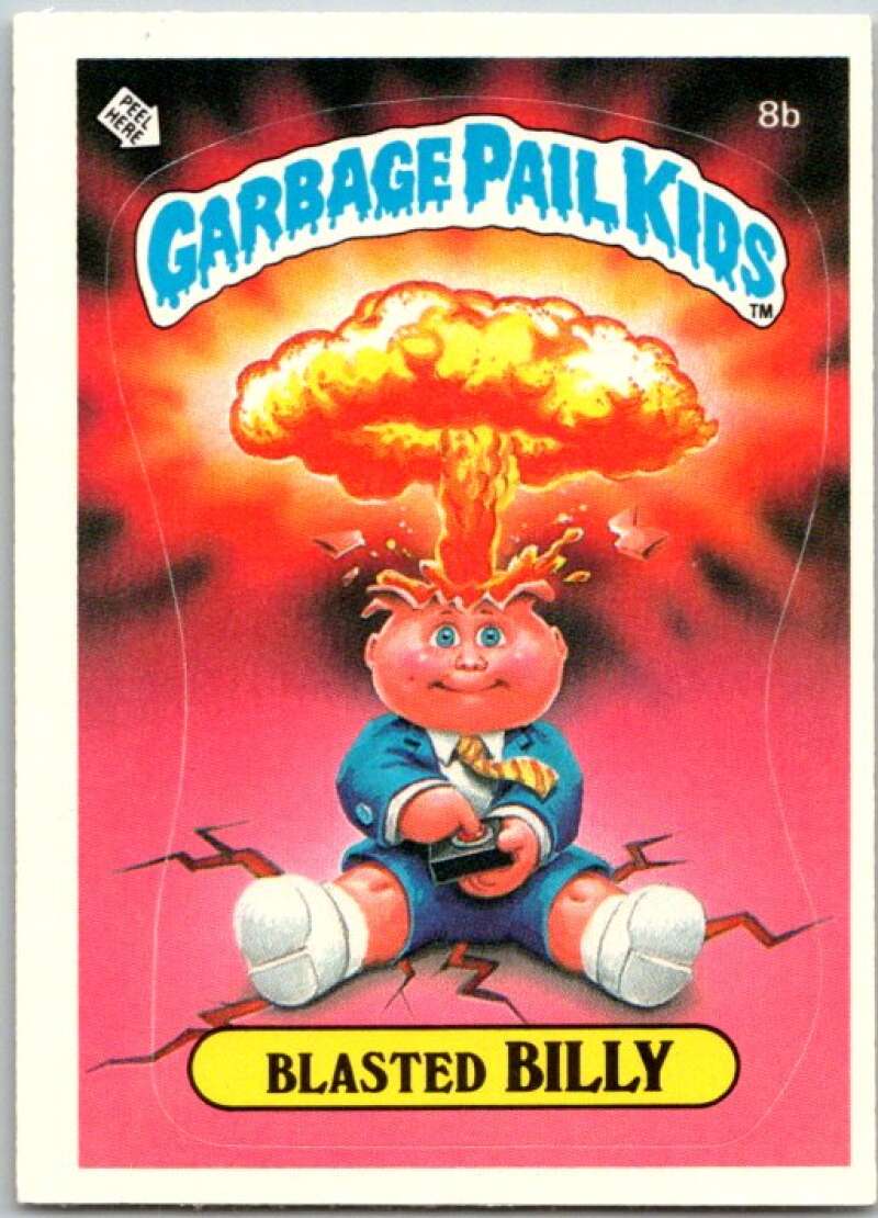 1985 Topps Garbage Pail Kids Series 1 #8b Adam Bomb V44339