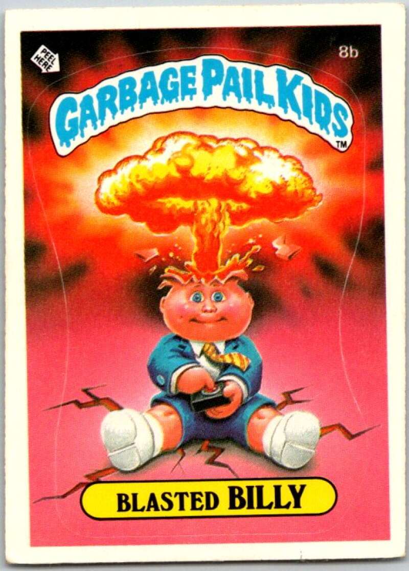 1985 Topps Garbage Pail Kids Series 1 #8b Adam Bomb V44340