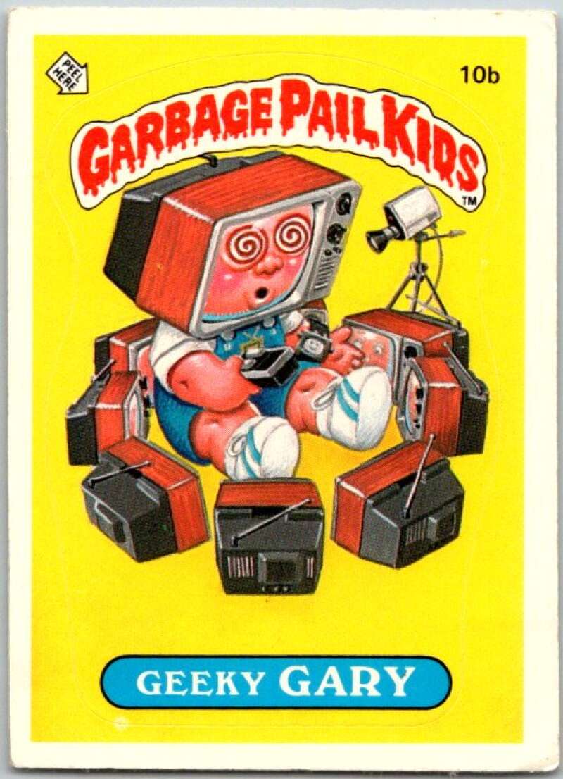 1985 Topps Garbage Pail Kids Series 1 #10b Geeky Gary V44357