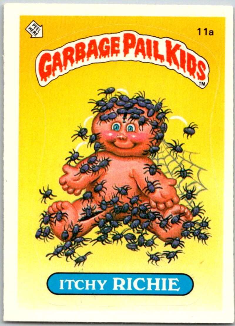 1985 Topps Garbage Pail Kids Series 1 #11a Itchy Richie V44361