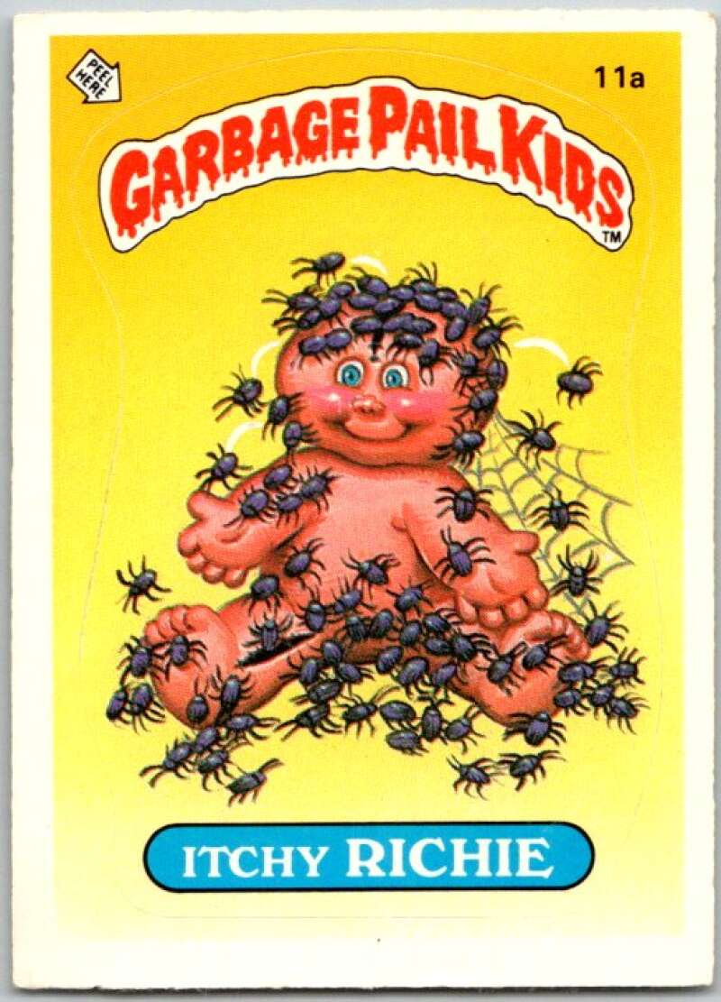 1985 Topps Garbage Pail Kids Series 1 #11a Itchy Richie V44362