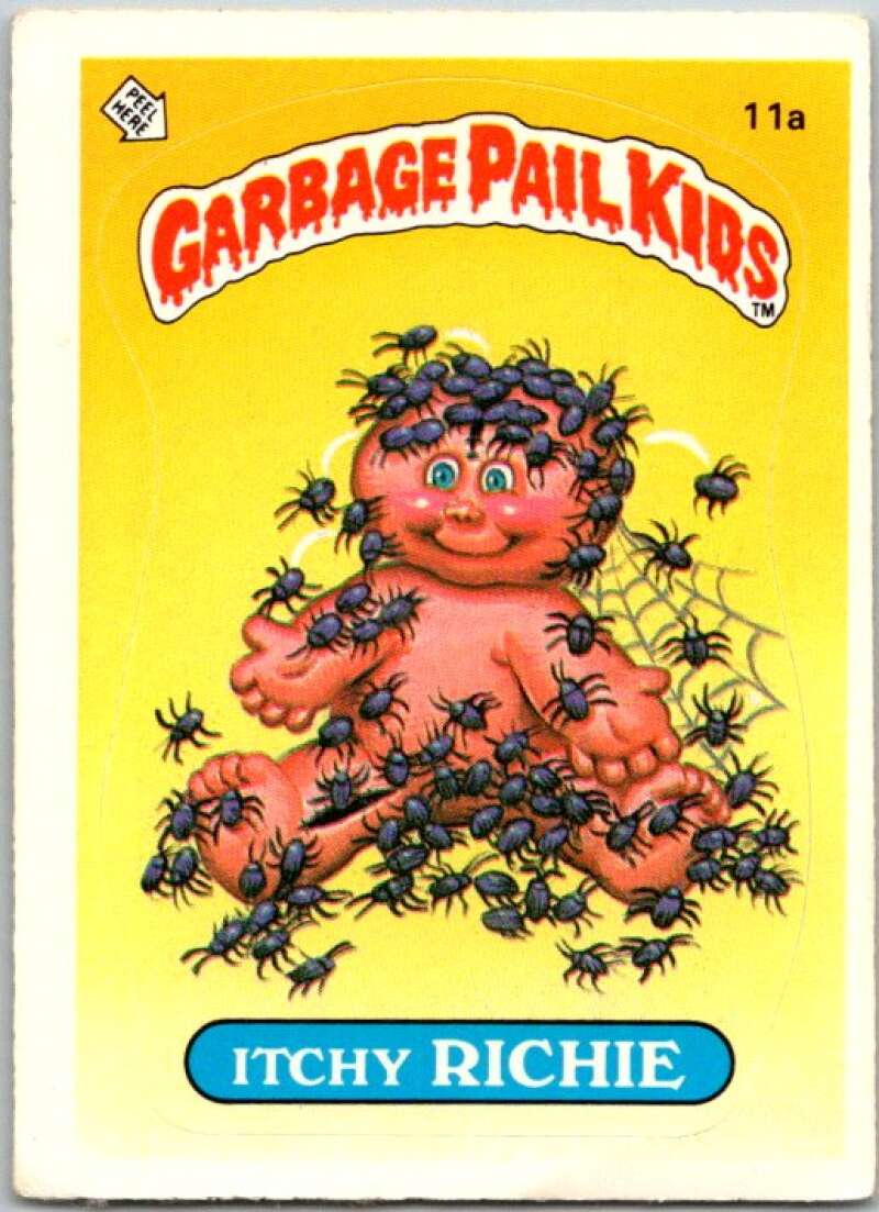 1985 Topps Garbage Pail Kids Series 1 #11a Itchy Richie V44363