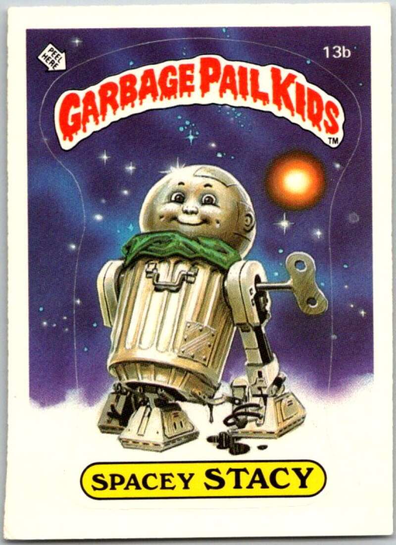 1985 Topps Garbage Pail Kids Series 1 #13b Spacey Stacy   V44382