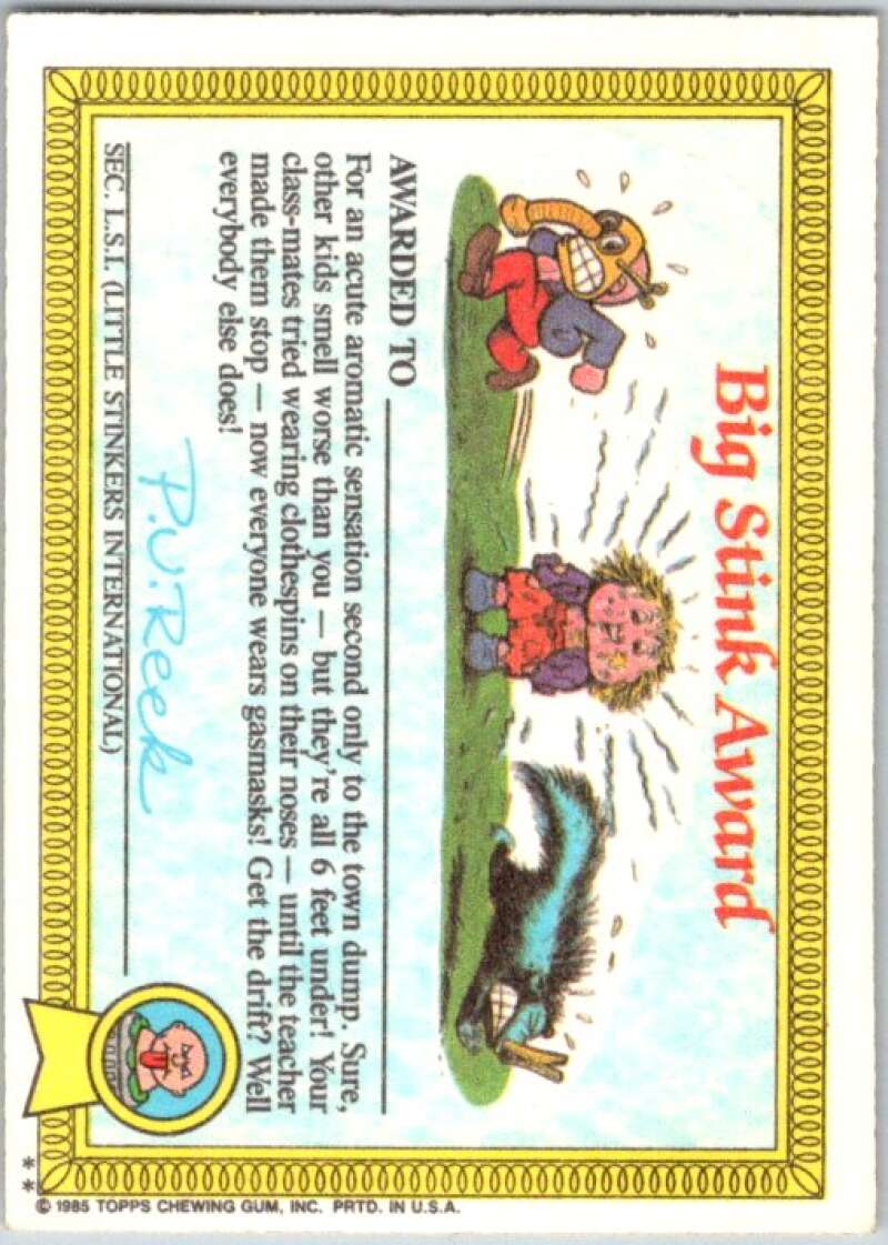 1985 Topps Garbage Pail Kids Series 1 #13b Spacey Stacy V44384