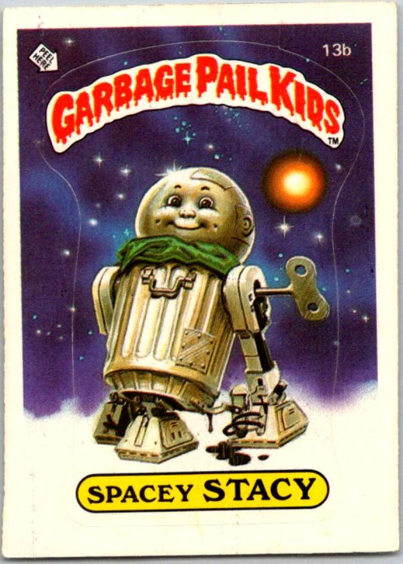 1985 Topps Garbage Pail Kids Series 1 #13b Spacey Stacy V44385