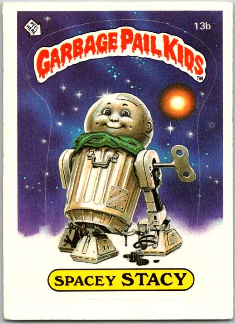 1985 Topps Garbage Pail Kids Series 1 #13b Spacey Stacy   V44386