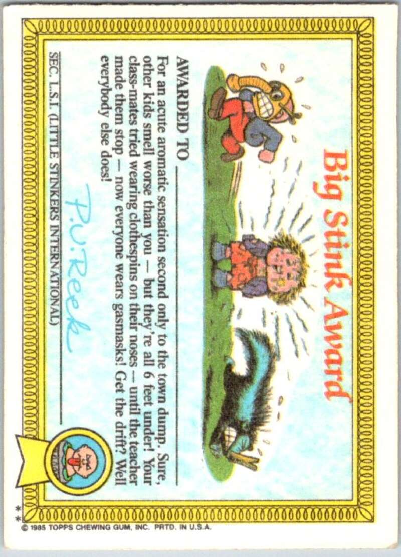 1985 Topps Garbage Pail Kids Series 1 #13b Spacey Stacy V44386