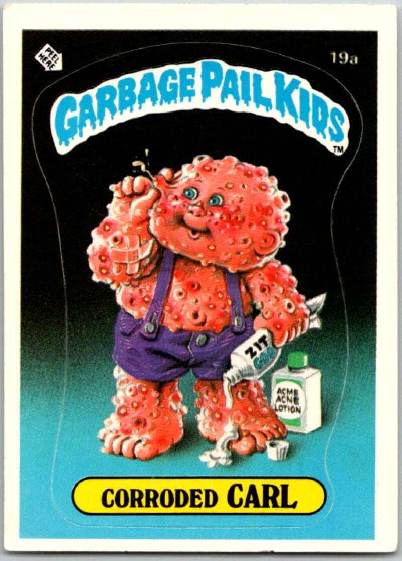1985 Topps Garbage Pail Kids Series 1 #19b Crater Chris V44446