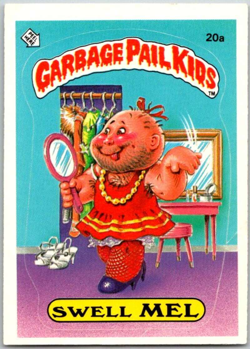 1985 Topps Garbage Pail Kids Series 1 #20a Swell Mel V44450