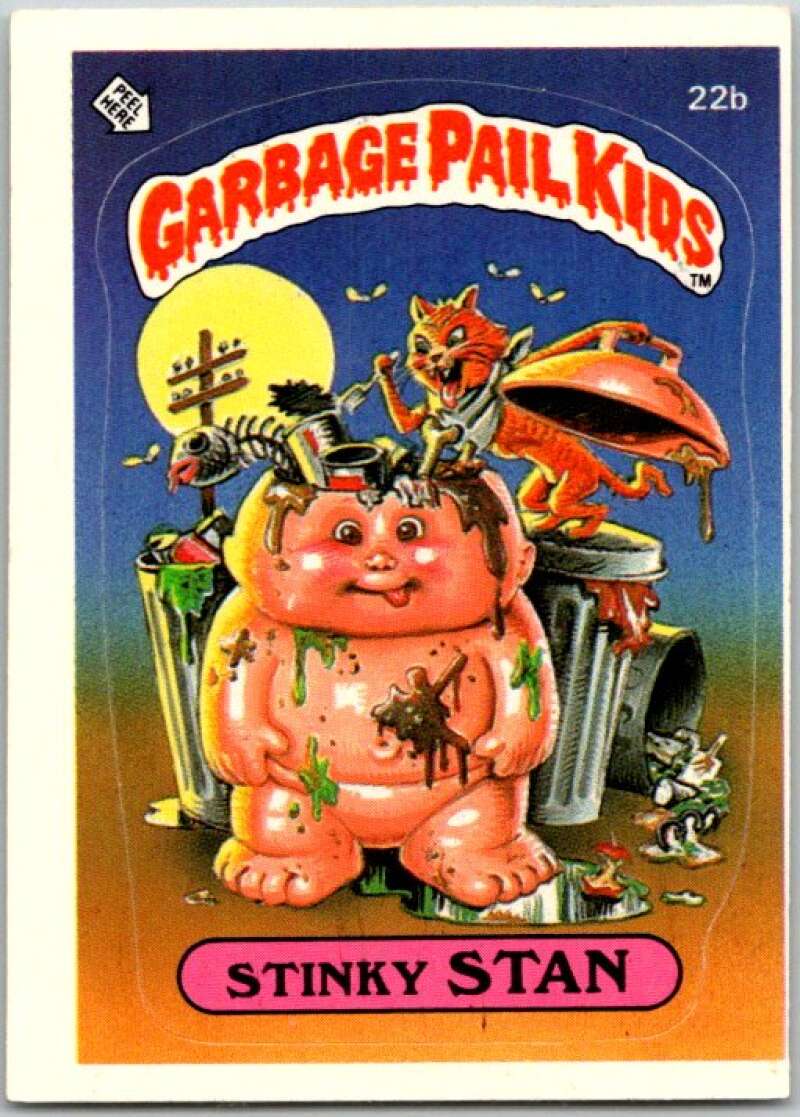 1985 Topps Garbage Pail Kids Series 1 #22b Stinky Stan V44468