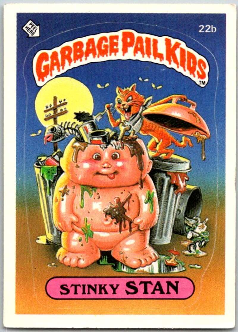 1985 Topps Garbage Pail Kids Series 1 #22b Stinky Stan V44470