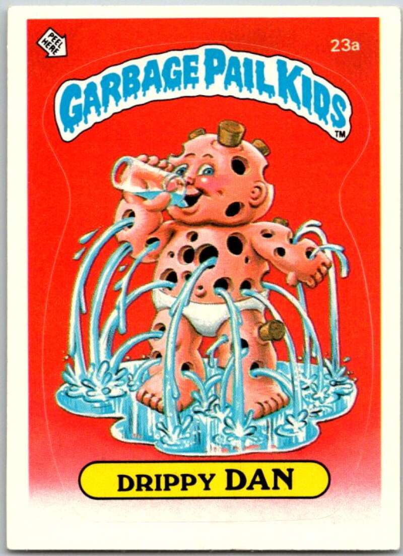 1985 Topps Garbage Pail Kids Series 1 #23a Drippy Dan V44478