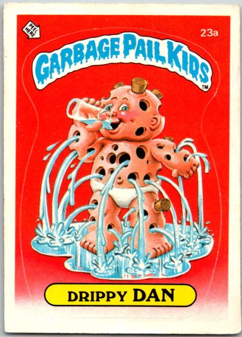 1985 Topps Garbage Pail Kids Series 1 #23a Drippy Dan V44480