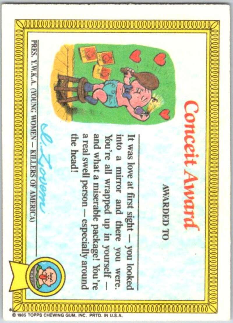1985 Topps Garbage Pail Kids Series 1 #24a Nervous Rex V44490