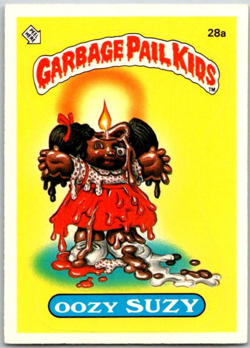 1985 Topps Garbage Pail Kids Series 1 #28a Oozy Suzie V44533