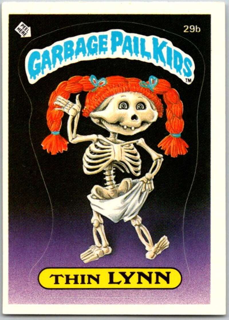 1985 Topps Garbage Pail Kids Series 1 #29b Bony Joanie V44555
