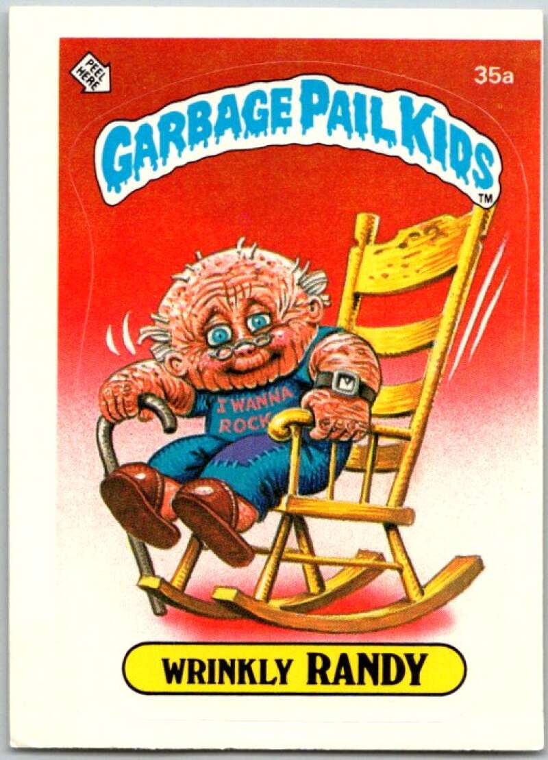 1985 Topps Garbage Pail Kids Series 1 #35b Rockin' Robert V44612