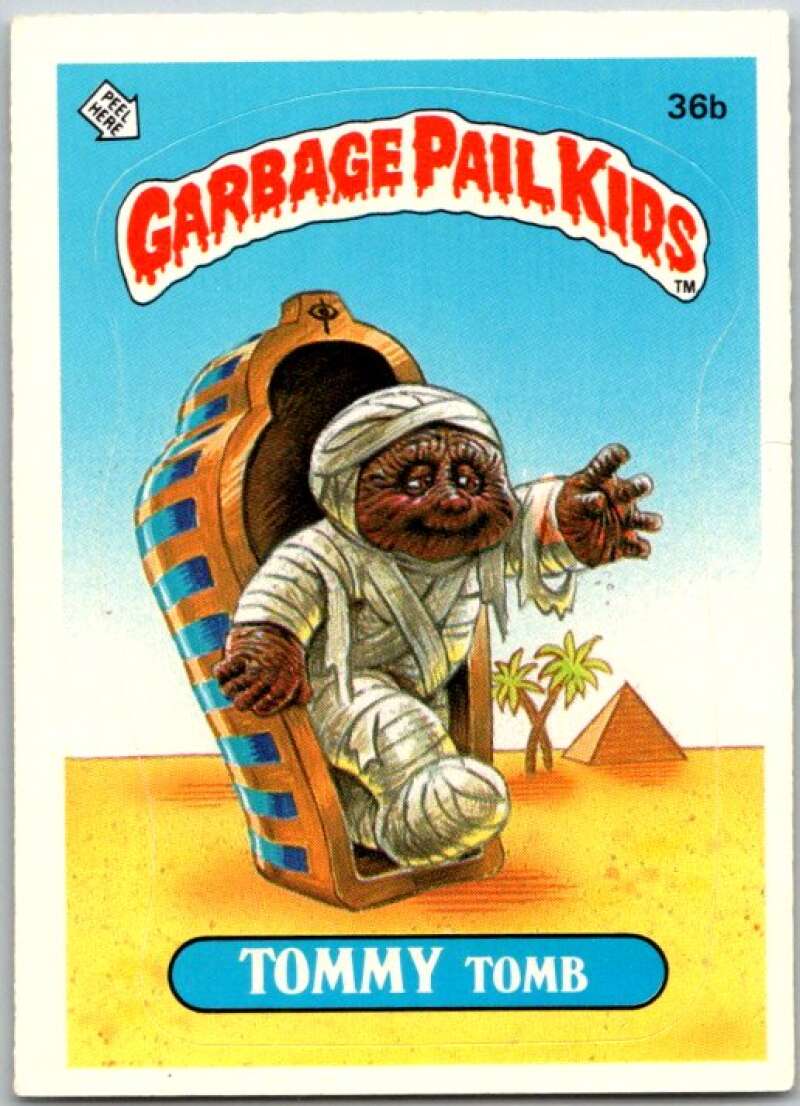 1985 Topps Garbage Pail Kids Series 1 #36b Tommy Tomb V44623