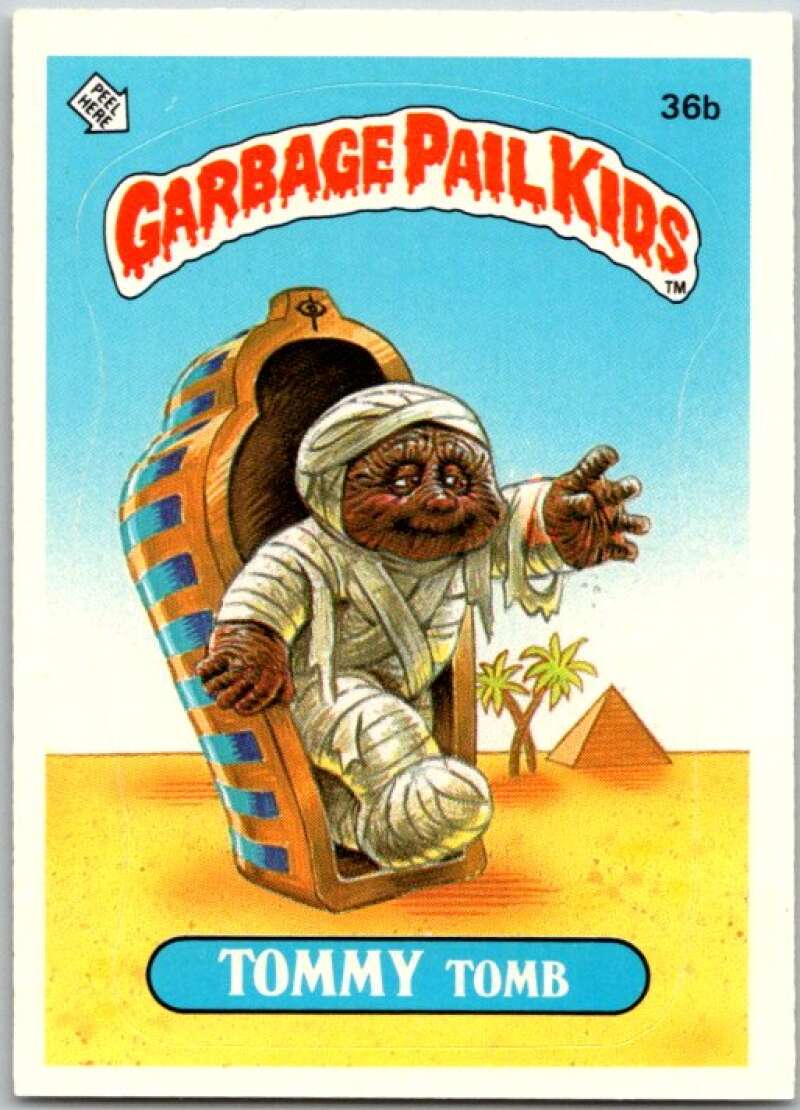 1985 Topps Garbage Pail Kids Series 1 #36b Tommy Tomb V44624
